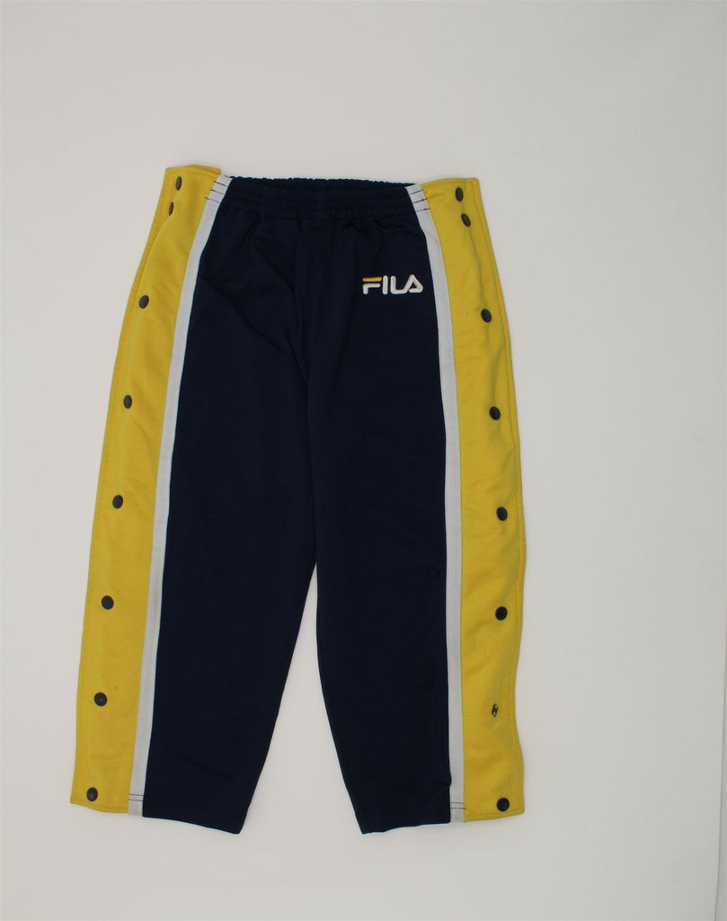 FILA Boys Tracksuit Trousers 6-7 Years Navy Blue Polyester | Vintage Fila | Thrift | Second-Hand Fila | Used Clothing | Messina Hembry 