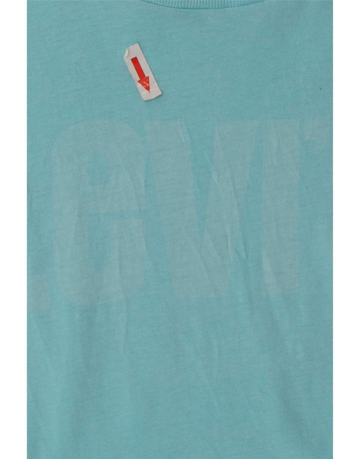 Levi's Womens Graphic T-Shirt Top UK 12 Medium Blue