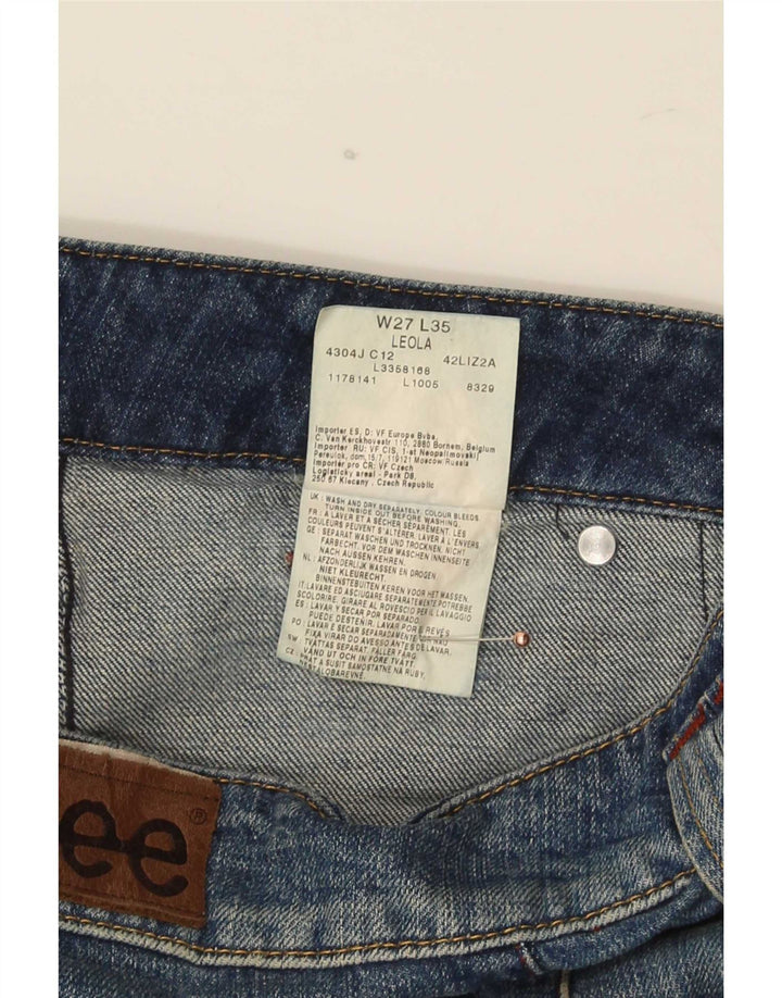 Lee Womens Leola Bootcut Jeans W27 L35 Blue Cotton
