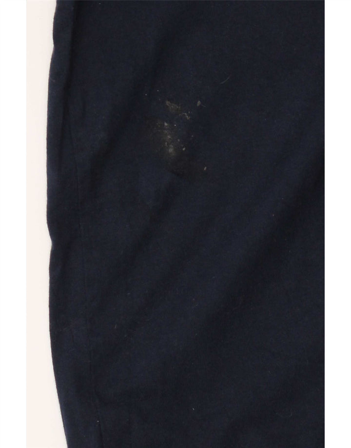 Ellesse Mens T-Shirt Top XL Navy Blue Cotton