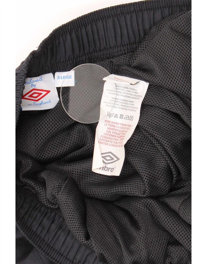 Umbro Mens Tracksuit Trousers XL Black Polyester