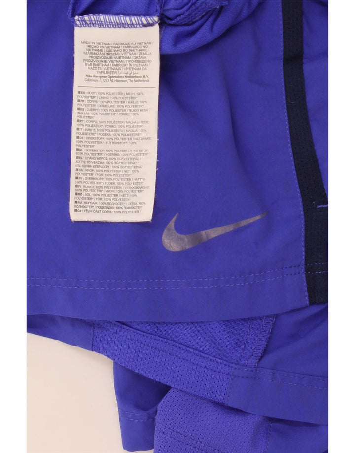 Nike Mens Sport Shorts Medium Navy Blue Colourblock Polyester