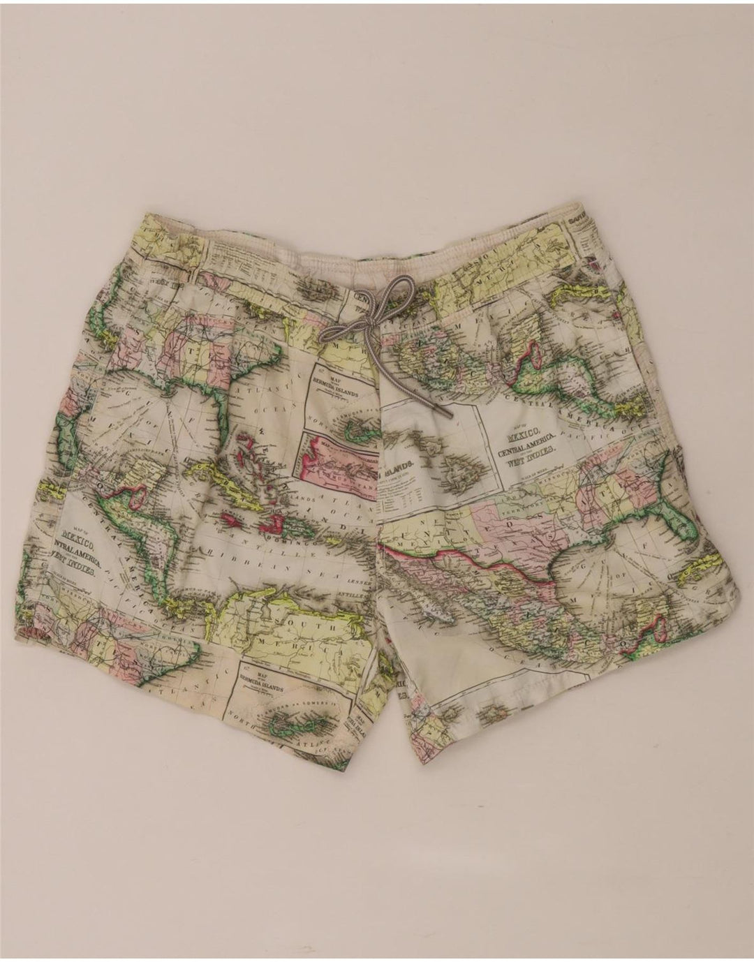 Saint Barth Mens Abstract Pattern Swimming Shorts 2XL Multicoloured