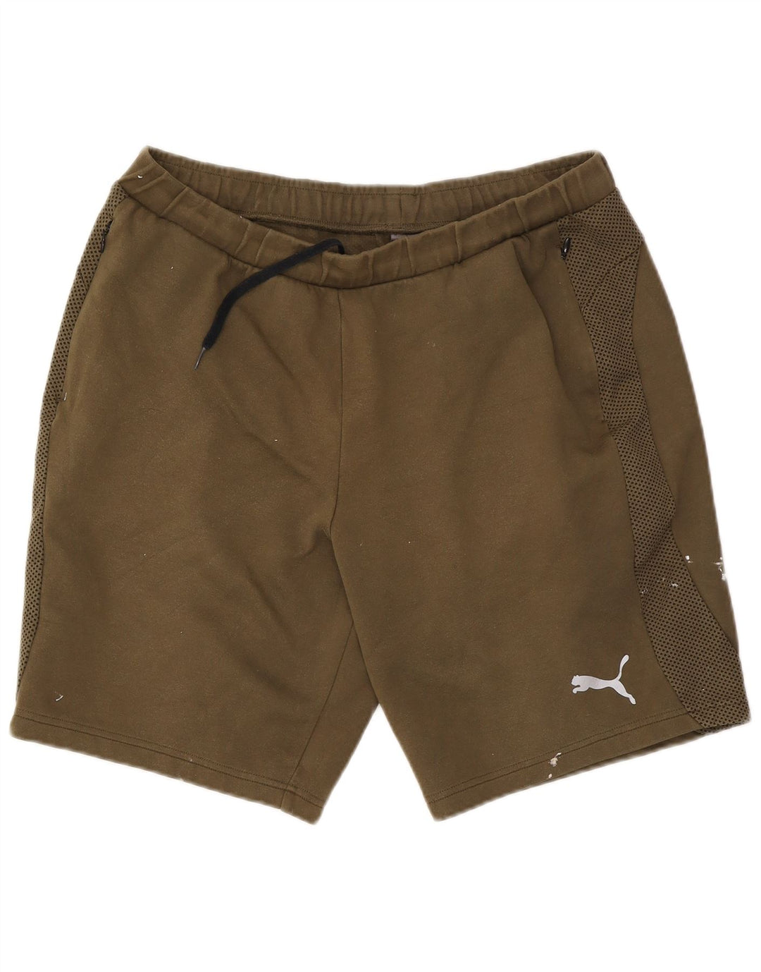 Puma Mens Sport Shorts XL  Khaki Cotton