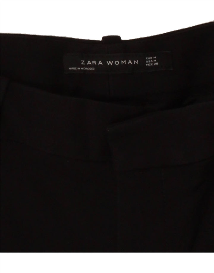 ZARA Womens Slim Casual Trousers Medium W30 L28 Black Vintage Zara and Second-Hand Zara from Messina Hembry 