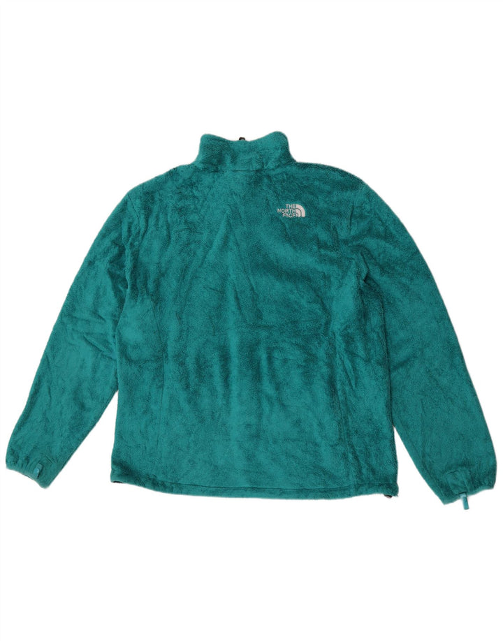 The North Face Womens Fleece Jacket UK 18 XL Turquoise Polyester