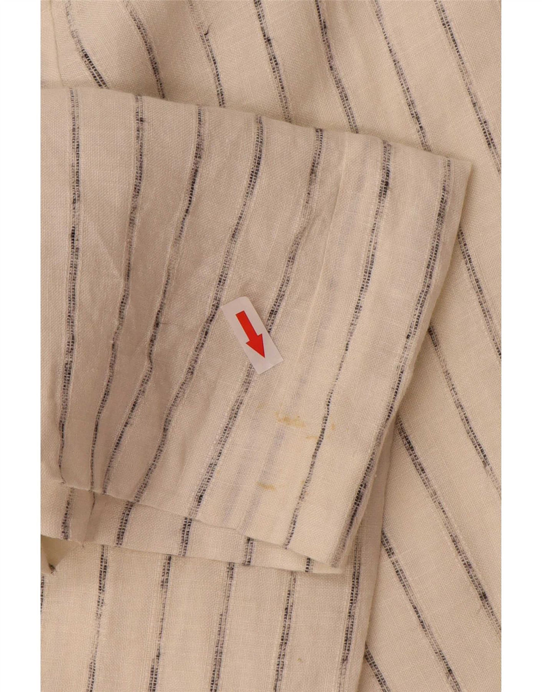 Marks & Spencer Womens Casual Trousers UK 12 Medium W32 L33 Off White