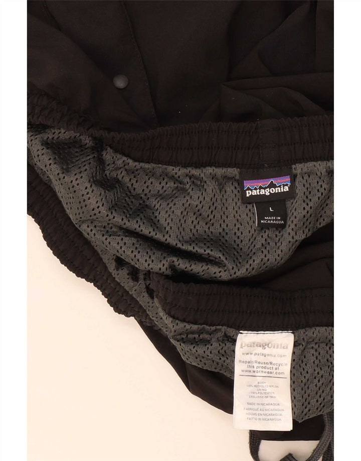 Patagonia Mens Swimming Shorts Large Black Nylon