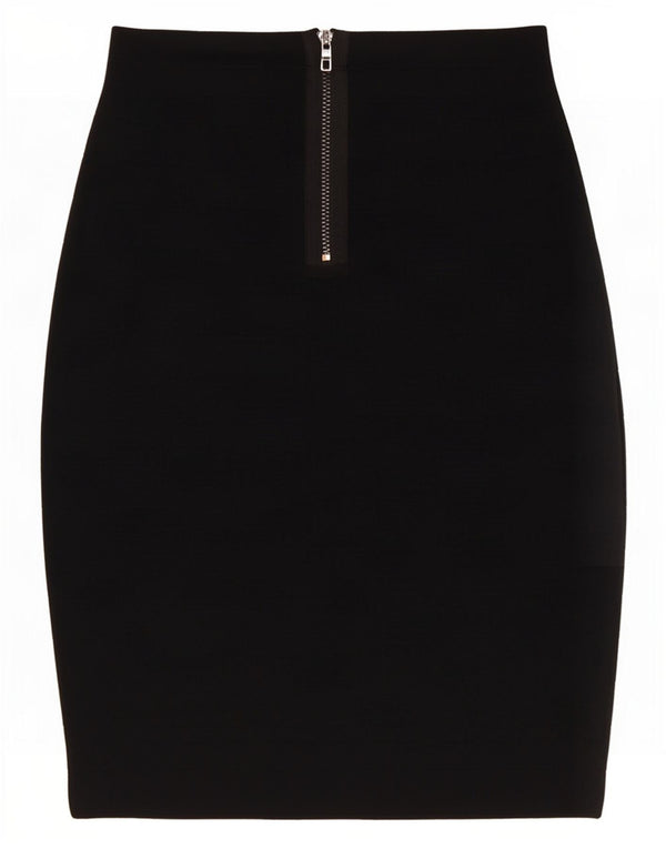 Guess Womens Pencil Skirt Small W26 Black Rayon