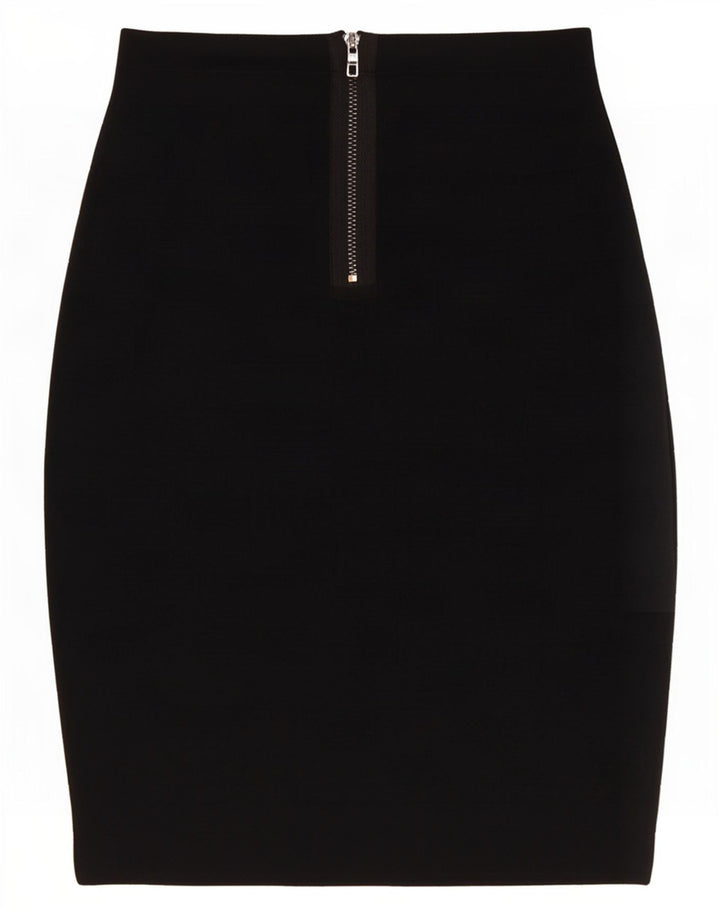 Guess Womens Pencil Skirt Small W26 Black Rayon