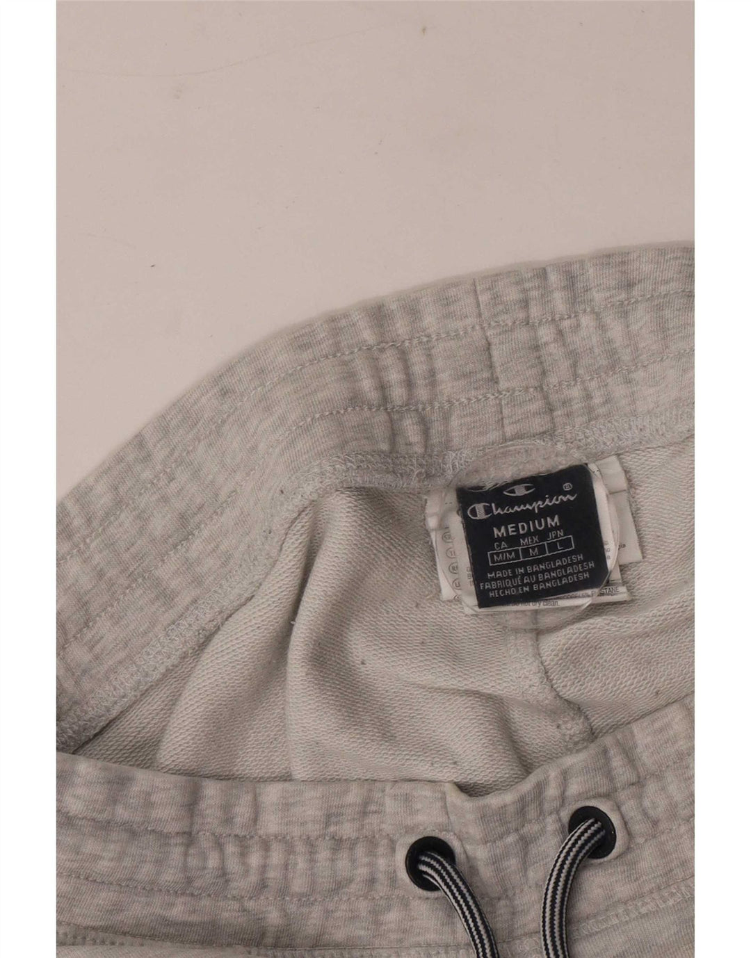 Champion Mens Tracksuit Trousers Joggers Medium Grey Flecked Cotton