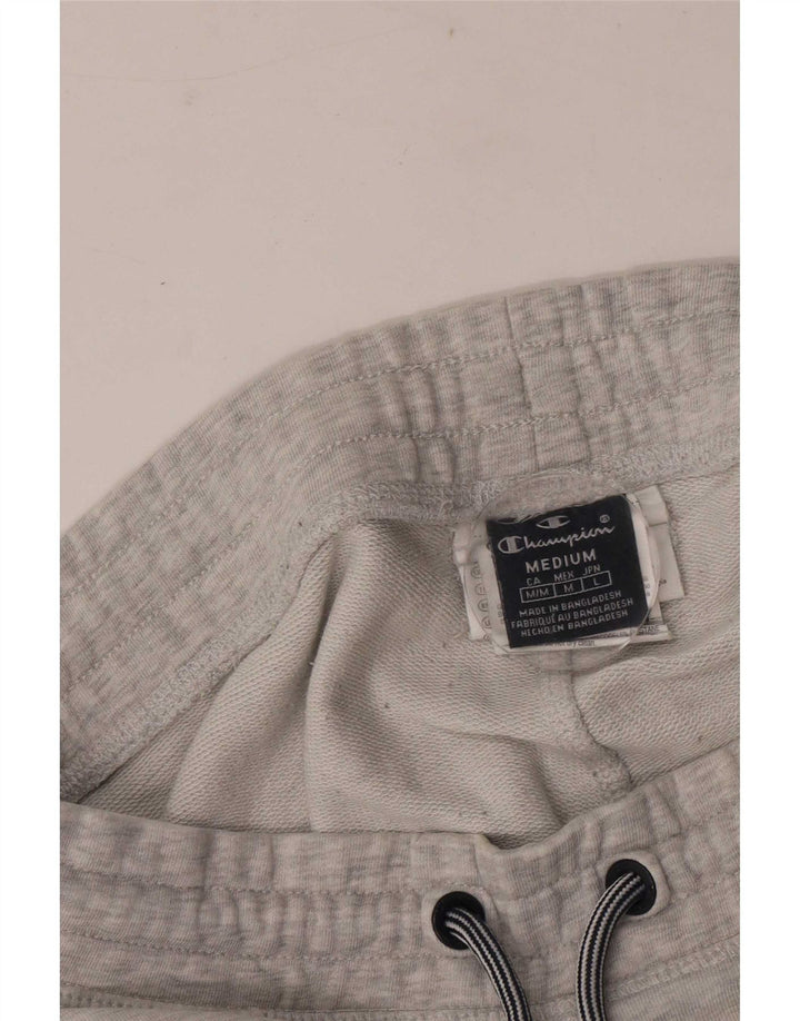 Champion Mens Tracksuit Trousers Joggers Medium Grey Flecked Cotton