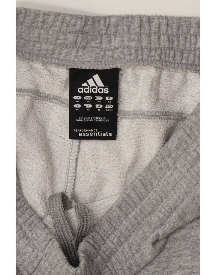 Adidas Mens Tracksuit Trousers Joggers Medium Grey Cotton