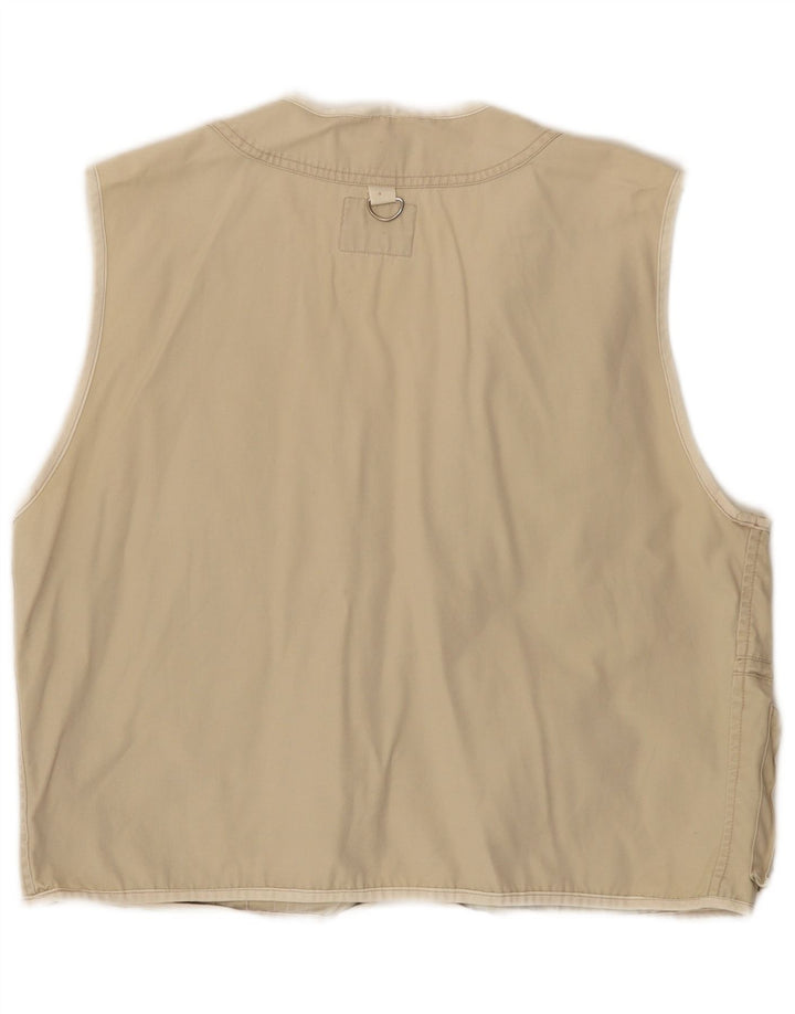 Rifle Mens Utility Gilet UK 40 Large Beige