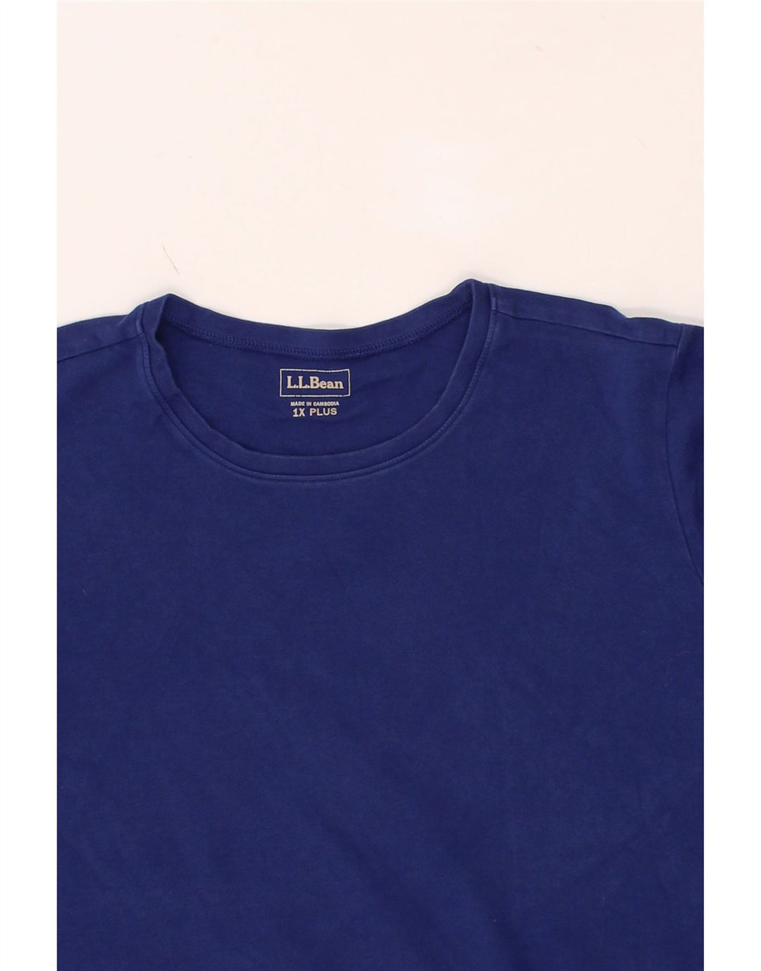 L.L.BEAN Womens Oversized T-Shirt Top UK 18 XL Navy Blue Vintage L.L.Bean and Second-Hand L.L.Bean from Messina Hembry 