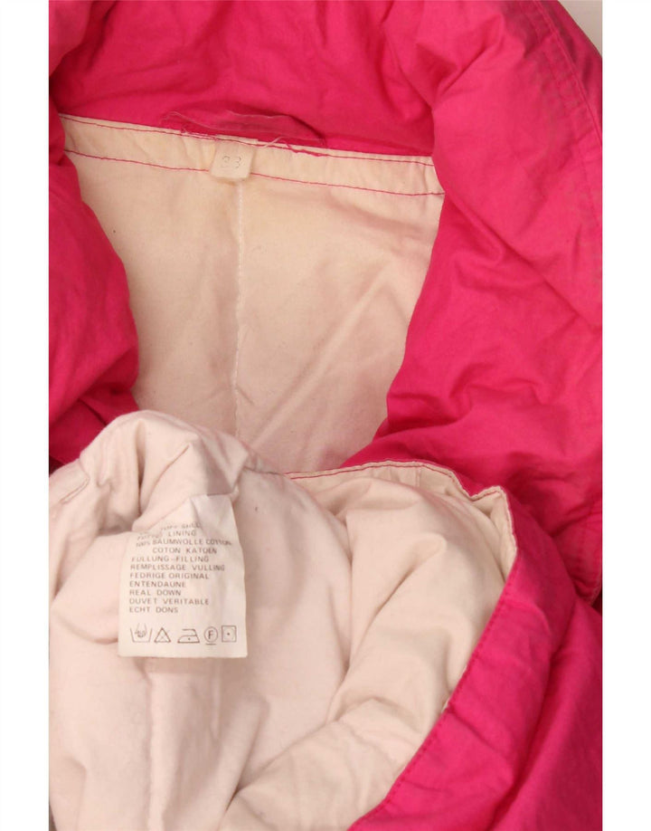 Vintage Womens Ski Jacket EU 38 Medium Pink