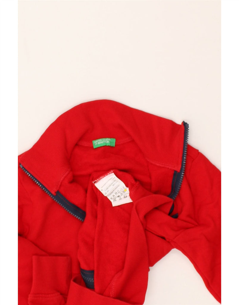 BENETTON Boys Graphic Tracksuit Top Jacket 7-8 Years Medium Red | Vintage Benetton | Thrift | Second-Hand Benetton | Used Clothing | Messina Hembry 