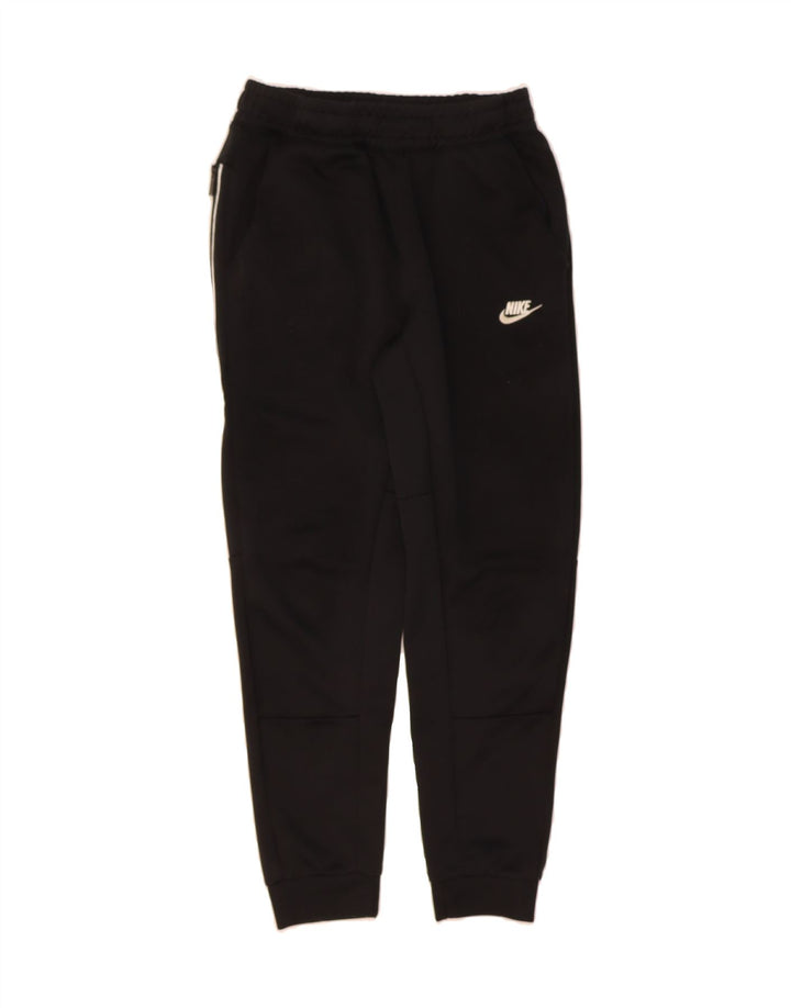 NIKE Mens Tracksuit Trousers Joggers Small  Black Polyester Vintage Nike and Second-Hand Nike from Messina Hembry 