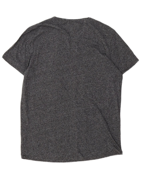 Tommy Hilfiger Mens Slim Fit T-Shirt Top Large Grey Flecked