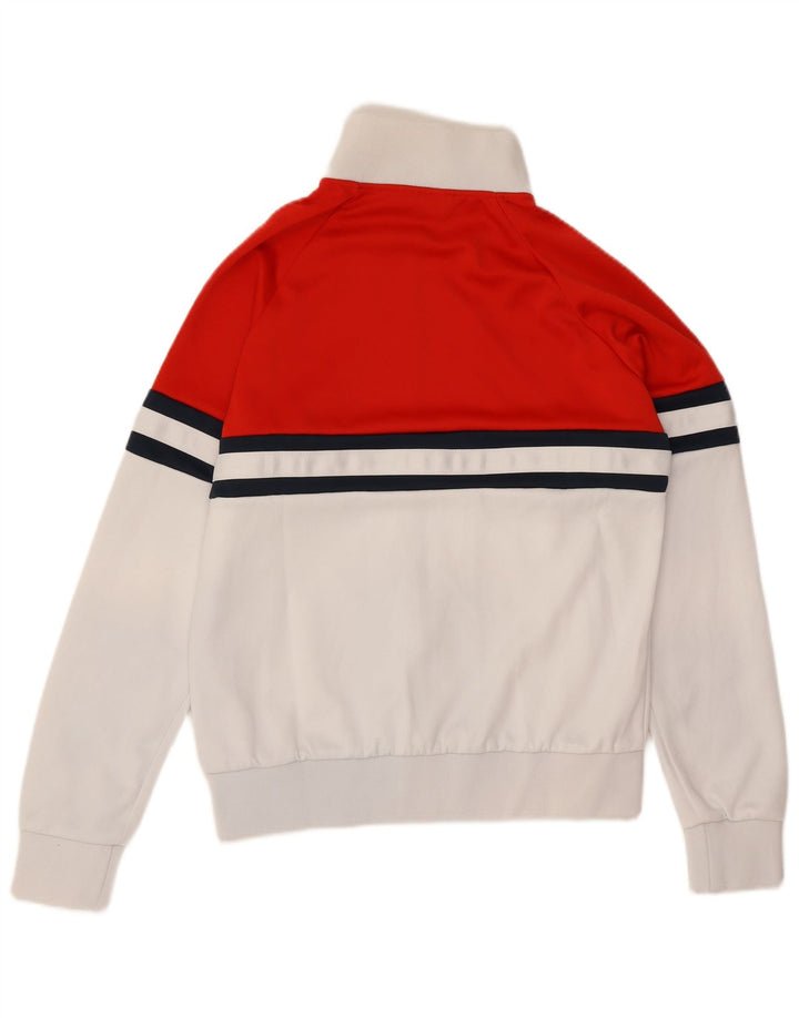 Ellesse Mens Tracksuit Top Jacket Small White Colourblock Polyester