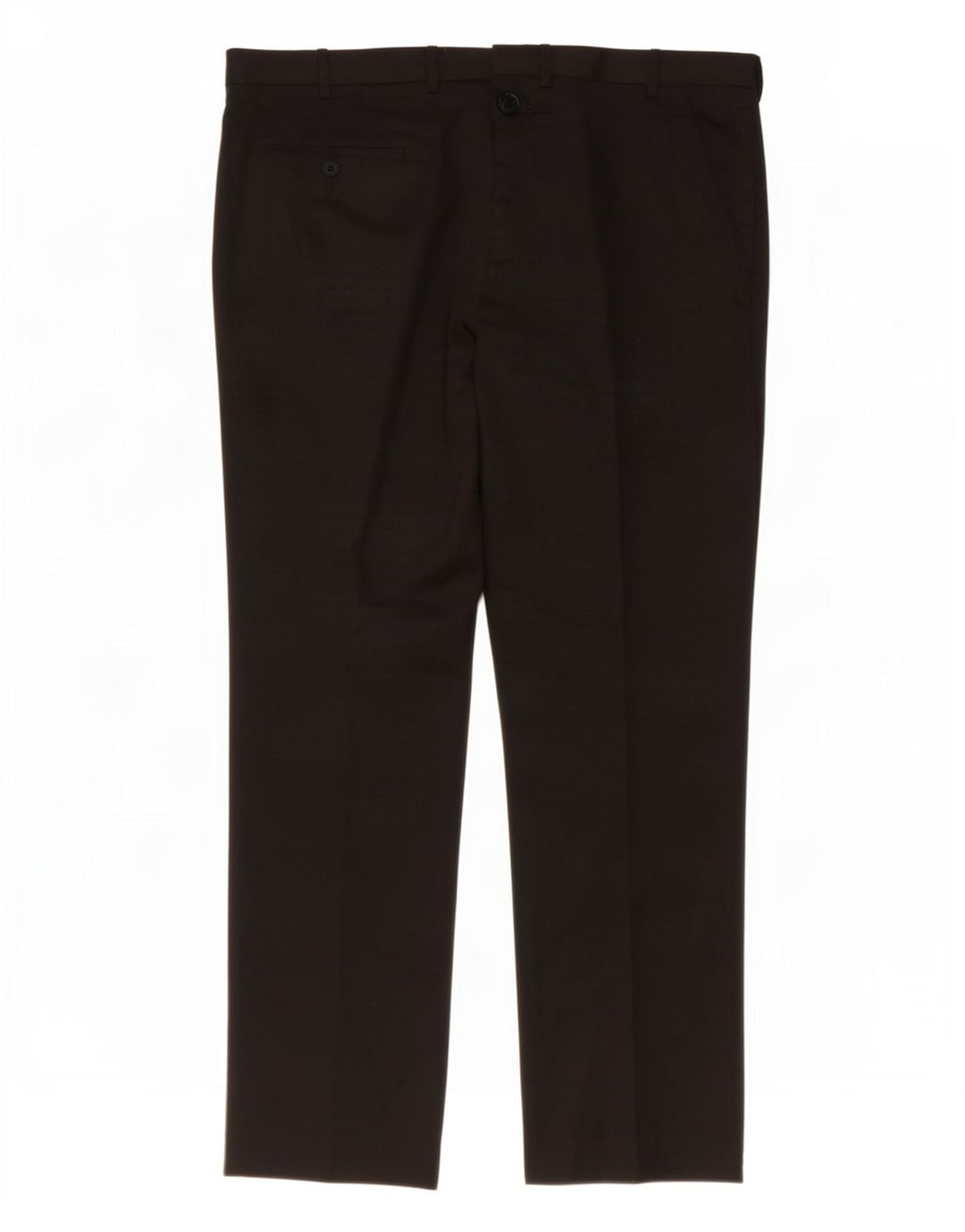 Marks & Spencer Mens Regular Suit Trousers W40 L31 Black Polyester