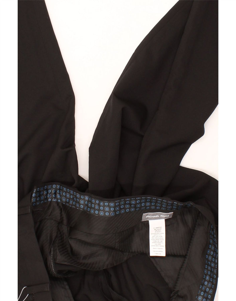 MICHAEL KORS Mens Slim Suit Trousers W40 L30 Black Polyester Vintage Michael Kors and Second-Hand Michael Kors from Messina Hembry 