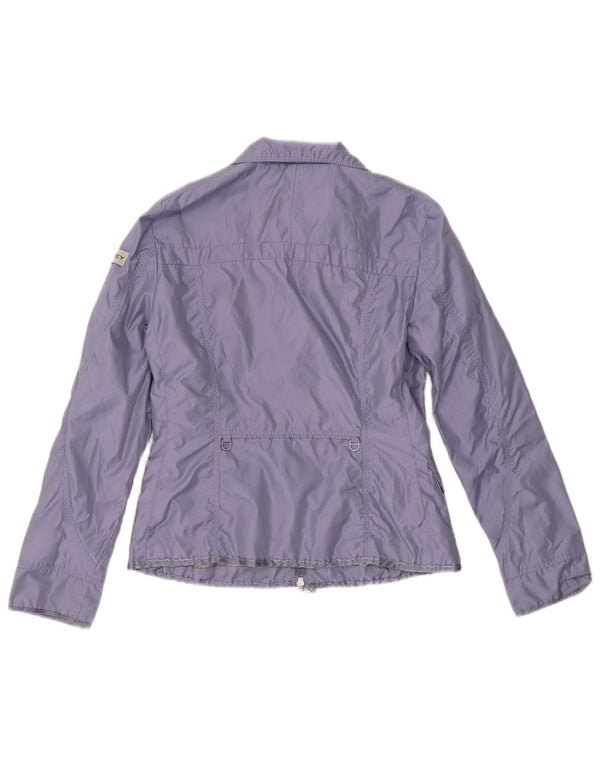 PEUTEREY Womens Utility Jacket UK 12 Medium Purple Nylon