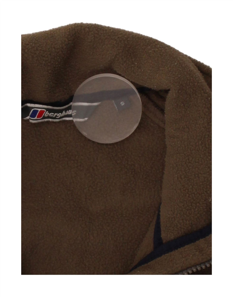 BERGHAUS Mens Fleece Jacket UK 36 Small Brown Polyester Vintage Berghaus and Second-Hand Berghaus from Messina Hembry 