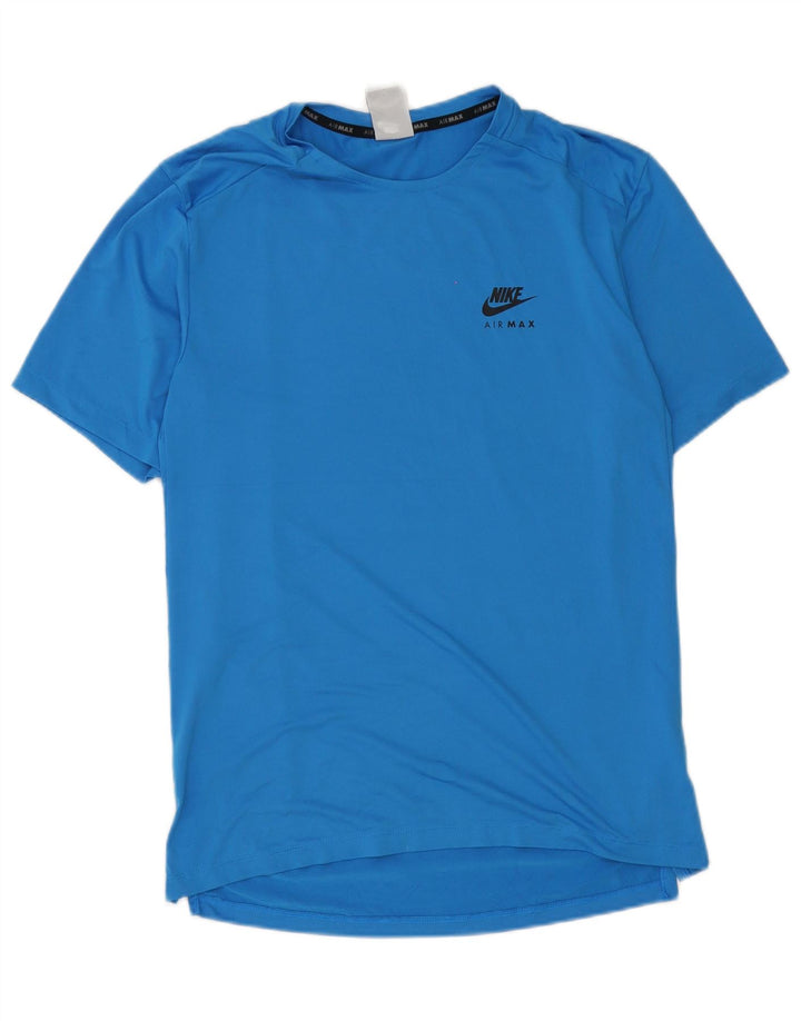 Nike Mens Graphic T-Shirt Top Small Blue Polyester