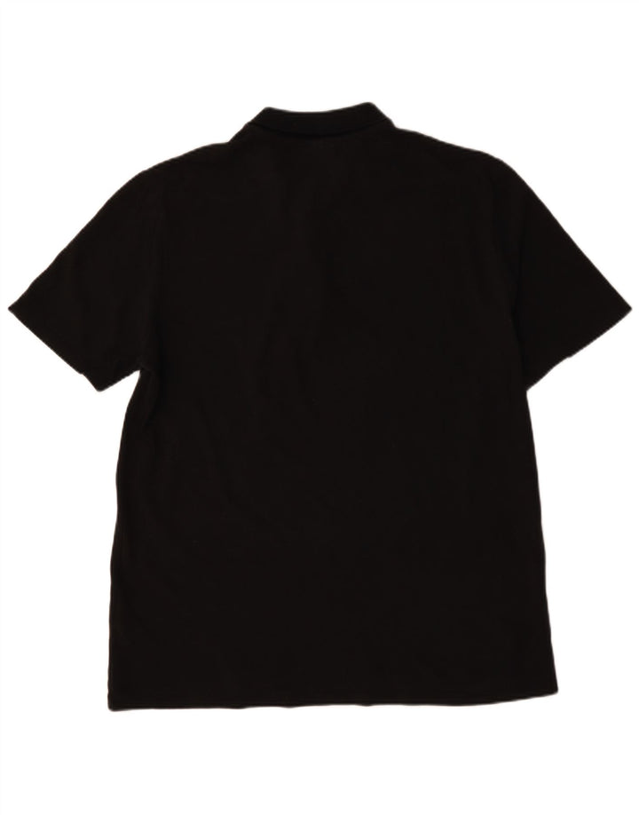 UMBRO Mens Polo Shirt 2XL Black Cotton