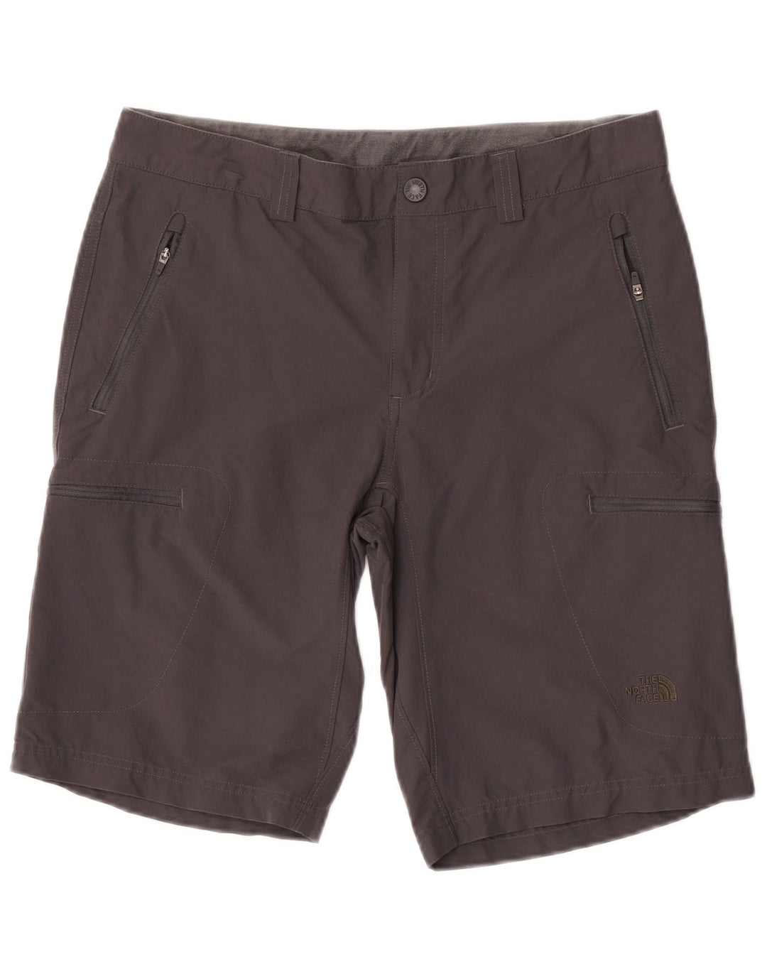 The North Face Mens Cargo Shorts W32 Medium Grey Nylon