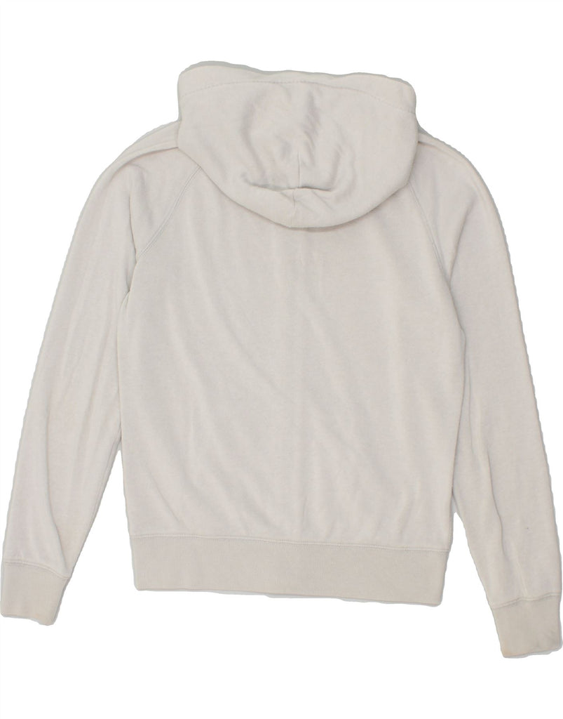JACK WILLS Womens Zip Hoodie Sweater UK 12 Medium Grey Cotton | Vintage Jack Wills | Thrift | Second-Hand Jack Wills | Used Clothing | Messina Hembry 