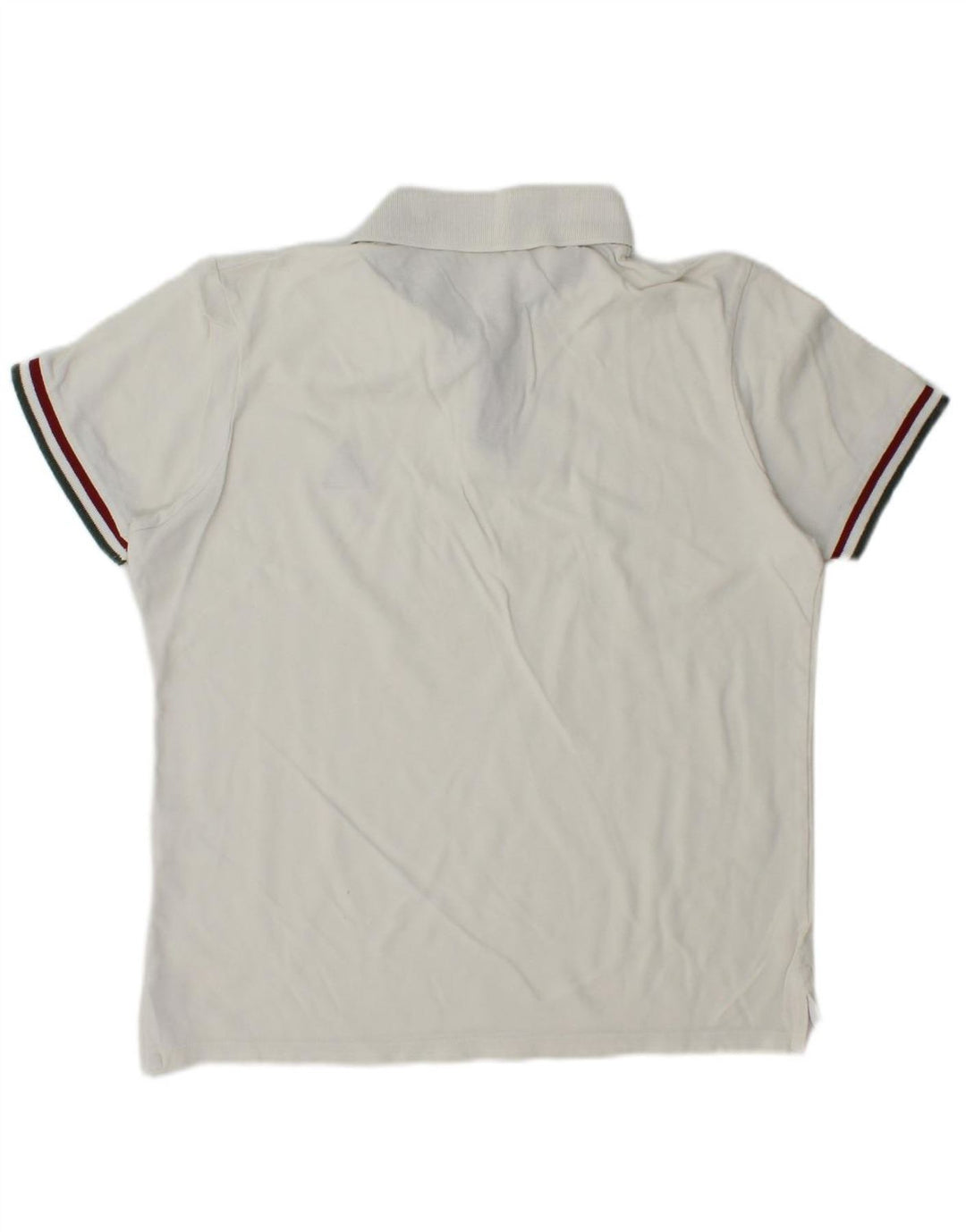 CARRERA Mens Classic Fit Polo Shirt Medium White Cotton