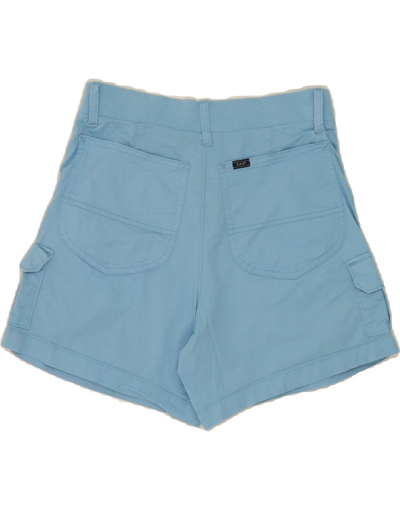 LEE Womens Cargo Shorts US 6 Medium W28  Blue Cotton Vintage Lee and Second-Hand Lee from Messina Hembry 