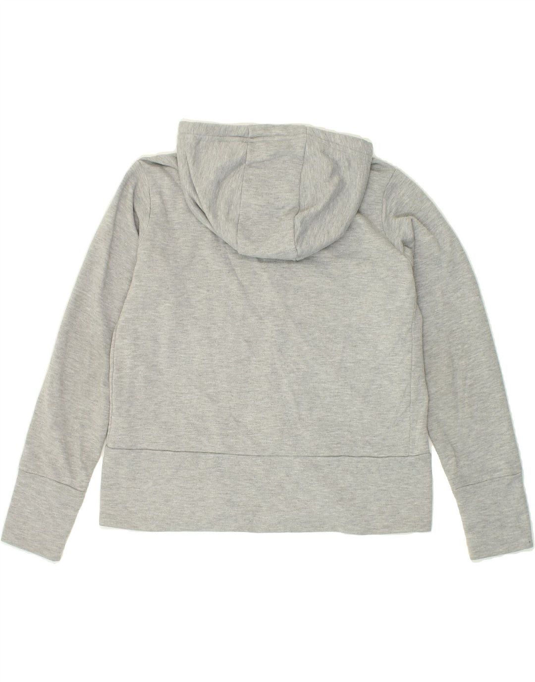 NIKE Womens Dri Fit Zip Hoodie Sweater UK 14 Medium Grey Polyester Vintage Nike and Second-Hand Nike from Messina Hembry 