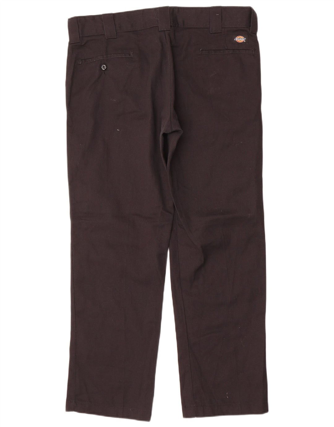 Dickies Mens Slim Straight Chino Trousers W36 L30 Black Polyester