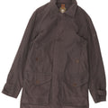 TIMBERLAND Mens Windbreaker Jacket UK 36 Small Grey Cotton