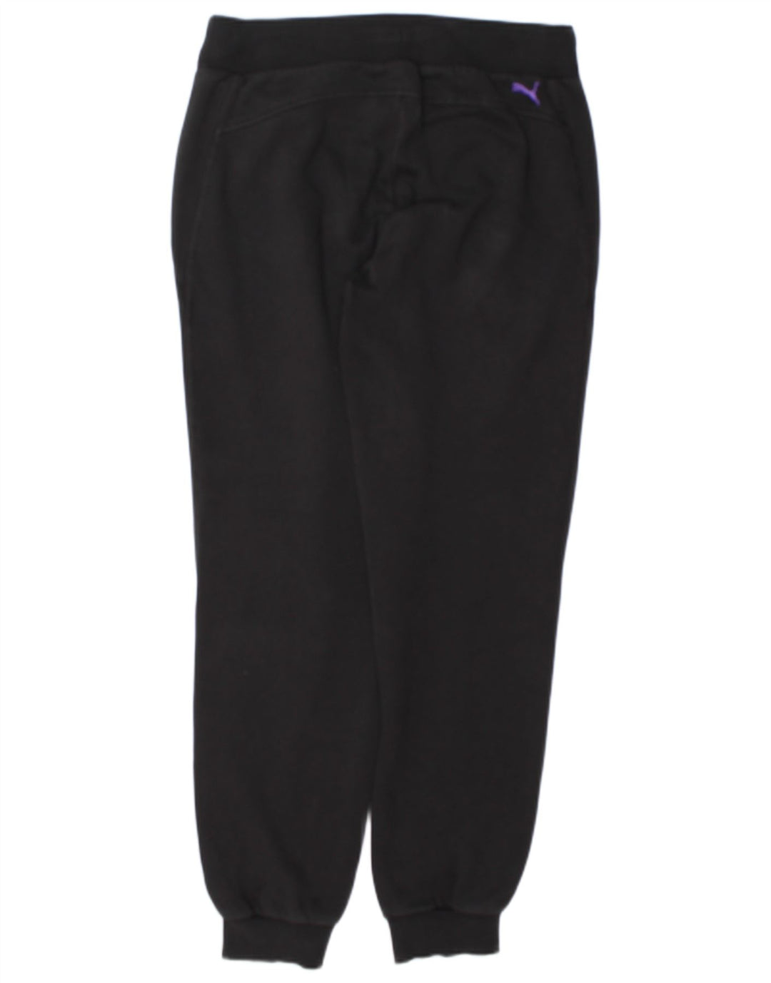 Puma Womens Graphic Tracksuit Trousers Joggers UK 12 Medium Black