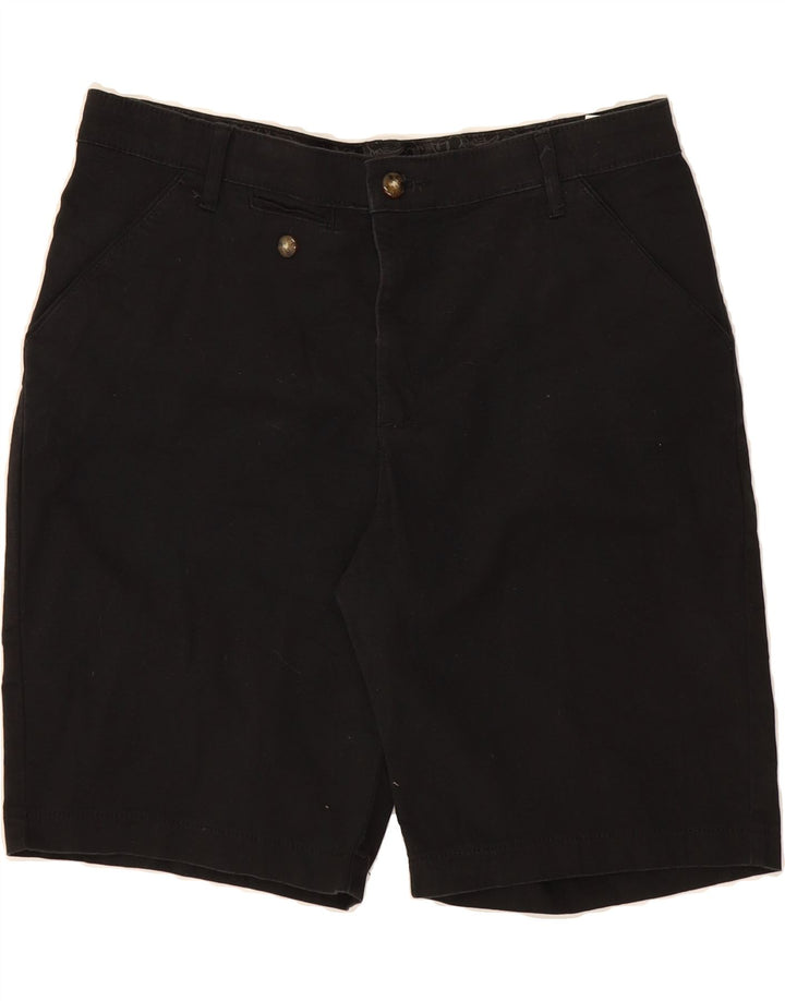 LEE Womens Chino Shorts US 14 Large W34 Black Cotton Vintage Lee and Second-Hand Lee from Messina Hembry 