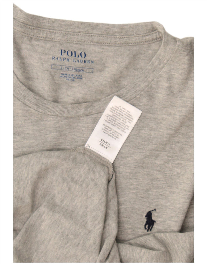 Polo Ralph Lauren Mens Top Long Sleeve Small Grey Cotton