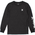 HURLEY Boys Graphic Top Long Sleeve 10-11 Years Grey Cotton Vintage Hurley and Second-Hand Hurley from Messina Hembry 