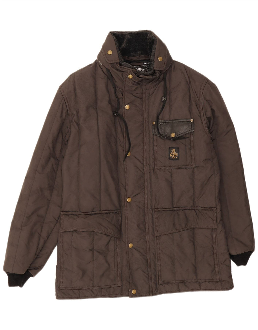 Refrigiwear Mens Padded Jacket UK 38 Medium Black