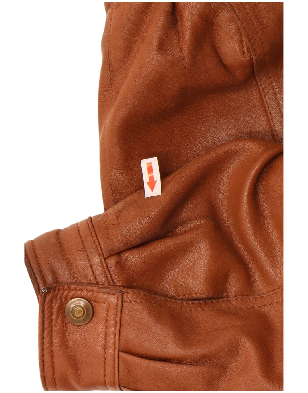 Gazelli Mens Leather Jacket IT 54 2XL Brown Leather