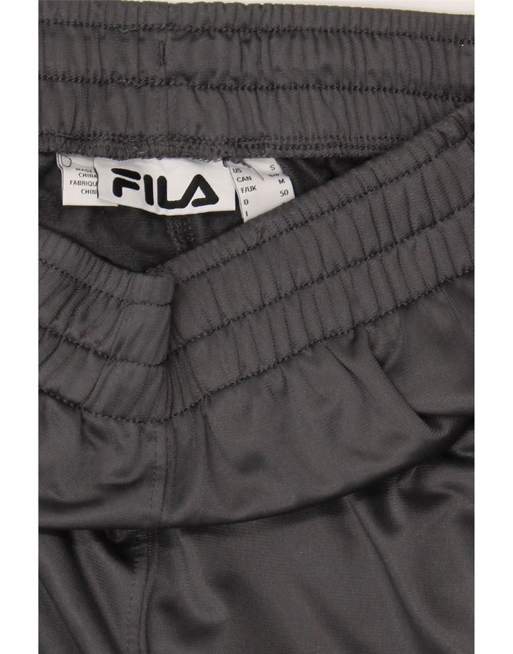 FILA Mens Graphic Tracksuit Trousers Joggers Small  Grey Polyester Vintage Fila and Second-Hand Fila from Messina Hembry 