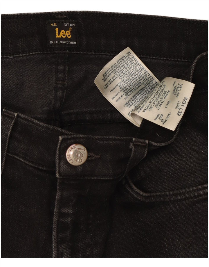 Lee Mens Luke Slim Jeans W31 L28 Black Cotton