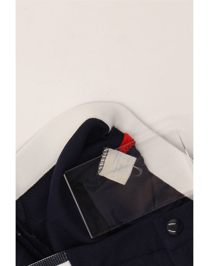 CAMPAGNOLO Womens Chino Shorts IT 40 Small W24  Navy Blue Colourblock