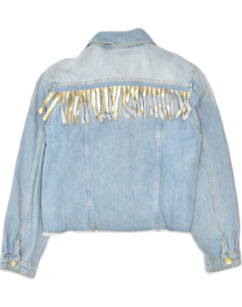 LIU JO Girls Denim Jacket 13-14 Years Blue Polyester | Vintage | Thrift | Second-Hand | Used Clothing | Messina Hembry 