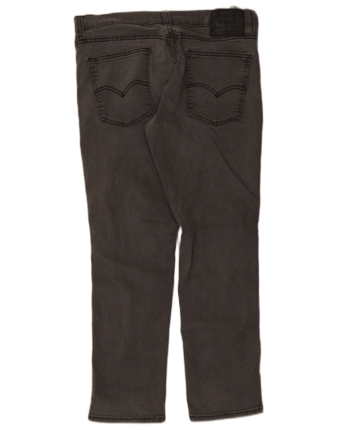 Levi's Mens 511 Slim Jeans W34 L30 Grey Cotton