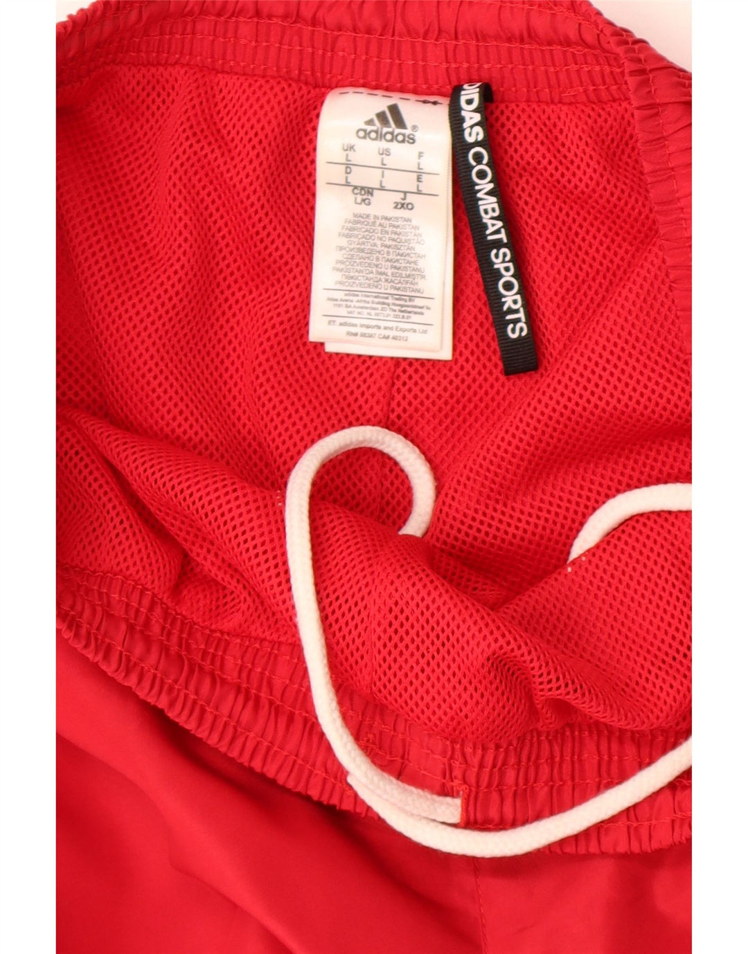 Adidas Womens Tracksuit Trousers Joggers UK 14 Large  Red Polyester