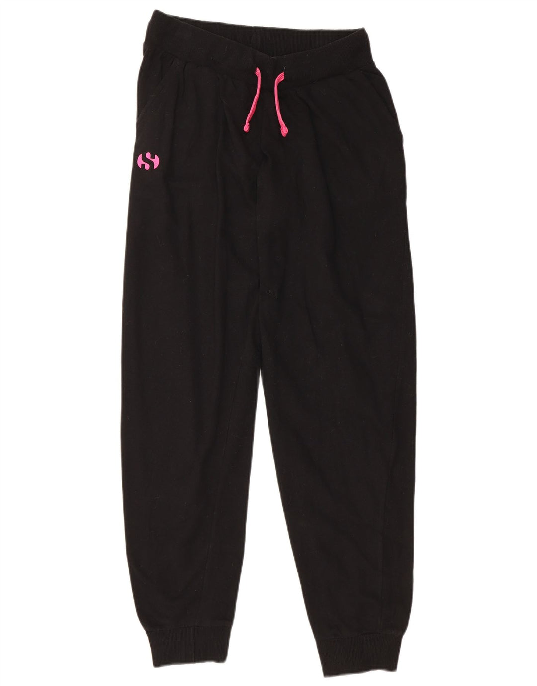 Superga Womens Tracksuit Trousers Joggers UK 10 Small  Black